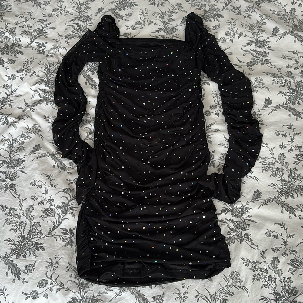 SHEIN Maternity rushed dress